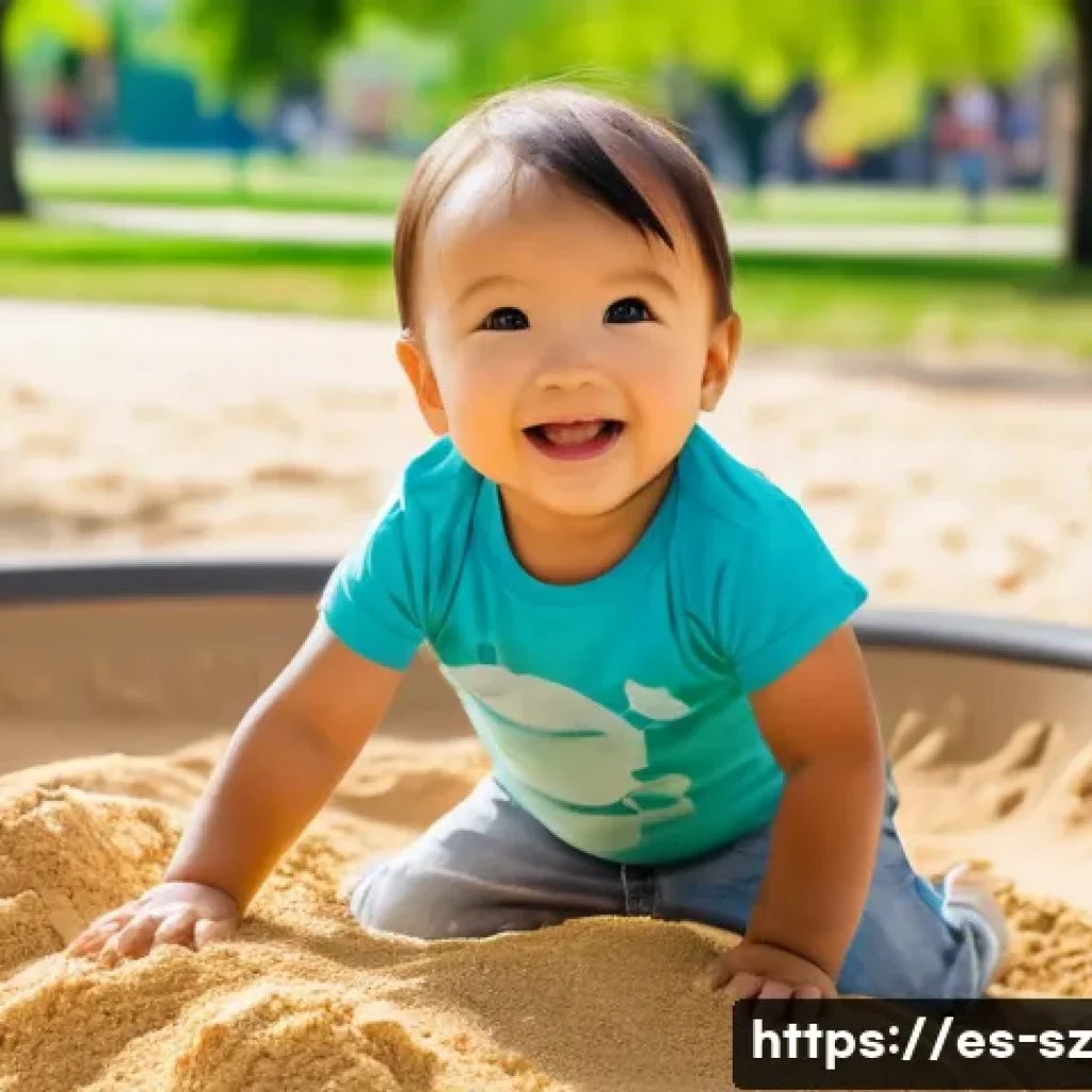 지능형 위협 탐지 시스템의 성과 평가 지표 - **A toddler playing in a park on a sunny day.** Focus on a cute toddler (around 2 years old) wearing...